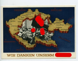 Ansichtskarte "Wir danken unserem Führer"