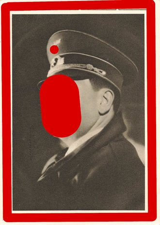 Ansichtskarte Adolf Hitler, datiert 1939