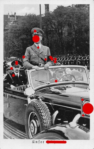 Ansichtskarte "Unser Führer!", datiert 1938