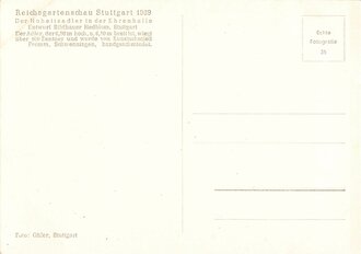 Ansichtskarte "Reichsgartenschau Stuttgart" 1939