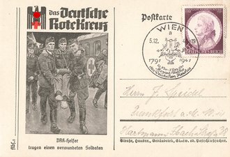 Ansichtskarte "Das Deutsche Roten Kreuz - DRK-Helfer...
