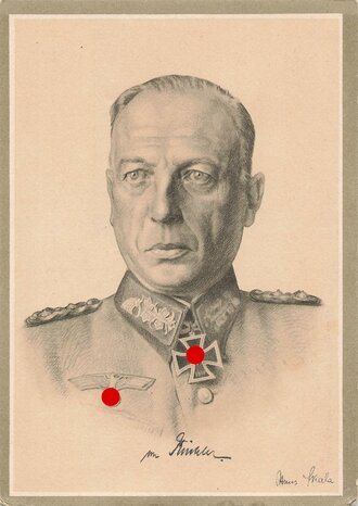 Ansichtskarte Der Führer und seine Generale des Heeres "Generaloberst von Küchler"