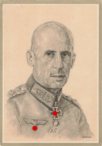 Ansichtskarte Der Führer und seine Generale des Heeres " Generaloberst Hoth"