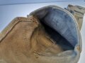 British 1943 dated Bren spare barrel bag, well used