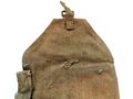 British 1943 dated Bren spare barrel bag, well used