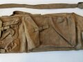 British 1943 dated Bren spare barrel bag, well used