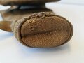 British 1943 dated Bren spare barrel bag, well used