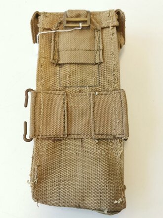 British 1942 dated Sten gun pouch, converted from Lancaster magazine pouch.