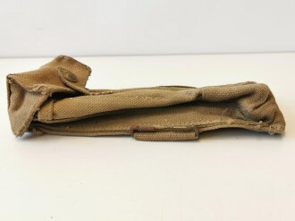 British 1942 dated Sten gun pouch, converted from Lancaster magazine pouch.