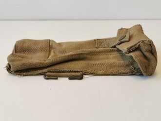 British 1942 dated Sten gun pouch, converted from Lancaster magazine pouch.