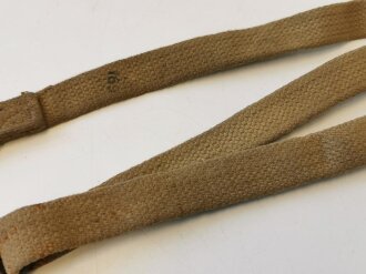 British Pattern 37 Sten gun sling dated 1945, used