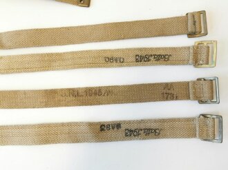 4x British Pattern 37 web utility straps