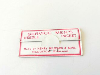 British WWII Service mens needle pack