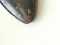 Hitler Jugend Fahrtenmesser, frühes Stück mit Devise, Hersteller Anton Wingen Solingen. Das Griffemblem mit Emailleschaden, sonst guter Zustand