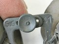 Brille für KradMelder der Wehrmacht datiert 1941, Gläser blind, sonst gut