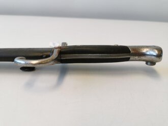 Argentinien Bajonett Modell Mauser 1909. Nummerngleiches Stück in gutem Zustand