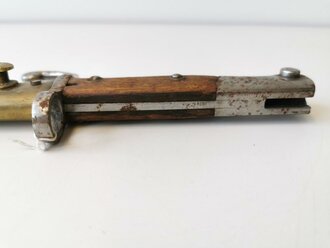 Brasilien, Bajonett Mauser M 1908, guter Zustand, ungereinigtes Stück