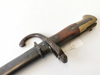 Frankreich, Bajonett Epee M1874, Nummerngleiches Stück datiert 1879