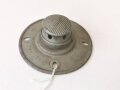 1. Weltkrieg, Teller für die Spitze einer Pickelhaube für Mannschaften, Eisen, original feldgrau lackiert.