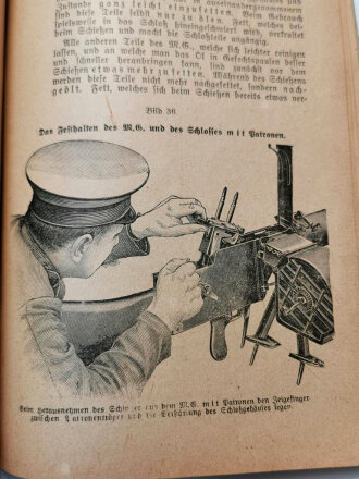 "Das Maschinengewehr 08/15" Berlin 1918 mit 76 Seiten, Einband defekt