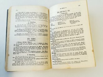 "Unterrichtsbuch für die Maschinengewehr Kompanien Gerät 08" von 1918 mit 272 Seiten