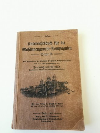 "Unterrichtsbuch für die Maschinengewehr...