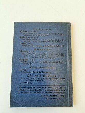 "Anleitung für die Ausbildung am l.M.G.  von 1925 mit 110 Seiten