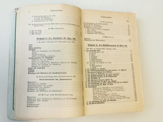 "Waffentechnisches Unterrichtsbuch für den Polizeibeamten" datiert 1929 mit 299 Seiten