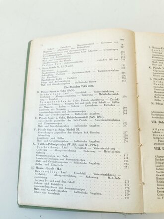 "Waffen- und Schießtechnischer Leitfaden für die Ordnungspolizei" datiert 1944 mit 567 Seiten.