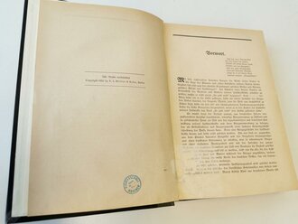 " Die deutschen Luftstreitkräfte im Weltkriege" mit 26 Abbildungen, Berlin 1920 mit 600 Seiten