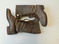 Paar hohe Stiefel für Angehörige von Parteiverbänden. Ungereinigtes Paar, Sohlenlänge 29,5cm