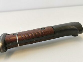 Seitengewehr M84/98 für K98. Spätes Stück, mit "WKC" markiert