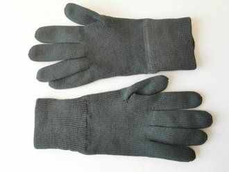 Paar Strickhandschuhe Wehrmacht, leicht getragenes Paar