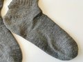 Paar Stricksocken Wehrmacht, stark getragenes Paar