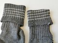 Paar Stricksocken Wehrmacht, stark getragenes Paar