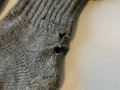 Paar Stricksocken Wehrmacht, stark getragenes Paar