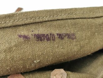 Tasche für den A-Rahmen der Wehrmacht, guter Zustand, mit Reichsbetriebsnummer