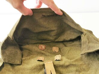 Tasche für den A-Rahmen der Wehrmacht, guter Zustand, mit Reichsbetriebsnummer