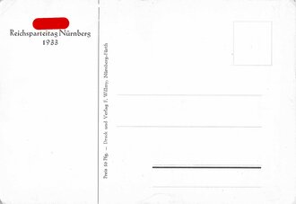Ansichtskarte " Aufmarsch der 160000 Amtswalter" Reichsparteitag Nürnberg 1933