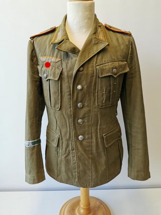 Heer, Tropenfeldbluse Modell 1941. Leicht getragenes...