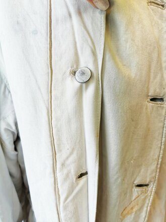 Heer, wendbare Wintertarnjacke.  Getragenes Stück, Varianter Tarndruck