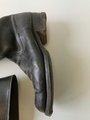 Paar Stiefel für Offiziere der Wehrmacht, ungereinigtes Paar, Sohlenlänge 28,5cm