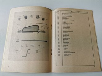 D 525/2 " Sturmbootmotor 39, Ersatzteillsite" von 5.7.40 mit 25 Seiten