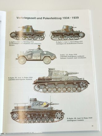 "Deutsche Kampfpanzer und Kampffahrzeuge 1934-1945", 96 Seiten, gebraucht, DIN A4
