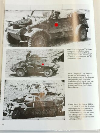 "Deutsche Kampfpanzer und Kampffahrzeuge 1934-1945", 96 Seiten, gebraucht, DIN A4