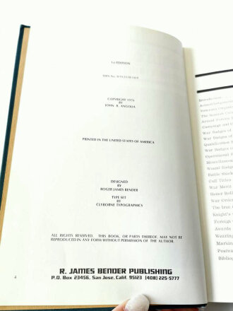"For Führer and Fatherland - Military Awards of the third Reich", 447 Seiten, gebraucht, DIN A5