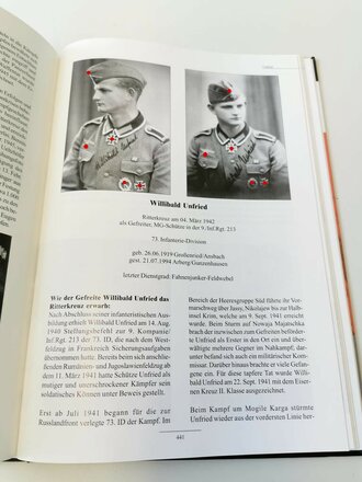 "Ritterkreuzträger im Mannschaftsstand 1941-1945 - Fotos und Tatbereichte der hoch ausgezeichneten Soldaten", 508 Seiten, gebraucht, DIN A4