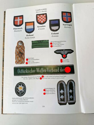 "Die Waffen-SS Uniformen und Abzeichen", 136 Seiten, gebraucht, DIN A5