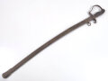 Kaiserreich,  Kavallerie/Artilleriesäbel , Kammerstück  mit Steckrückenschörklinge, Hersteller Weyersberg,Kirschbaum &Co Solingen, Herrschermonogramm W 86 mit Krone