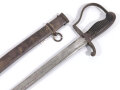 Kaiserreich,  Kavallerie/Artilleriesäbel , Kammerstück  mit Steckrückenschörklinge, Hersteller Weyersberg,Kirschbaum &Co Solingen, Herrschermonogramm W 86 mit Krone